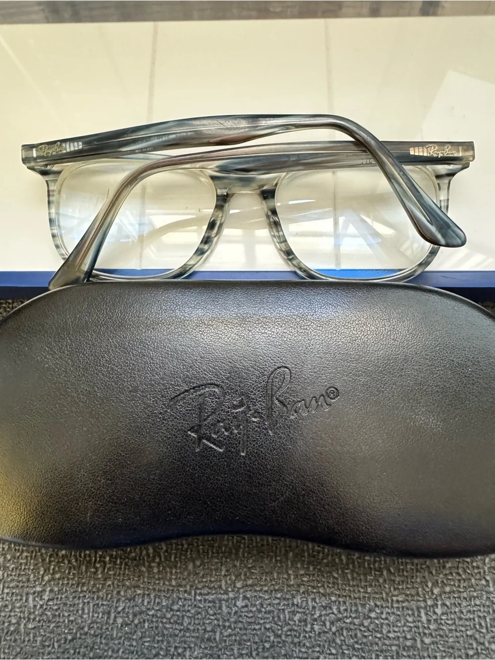 RayBan Eyeglasses Frame & Case